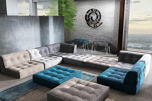 Бескаркасный диван трансформер Гоа для сна 